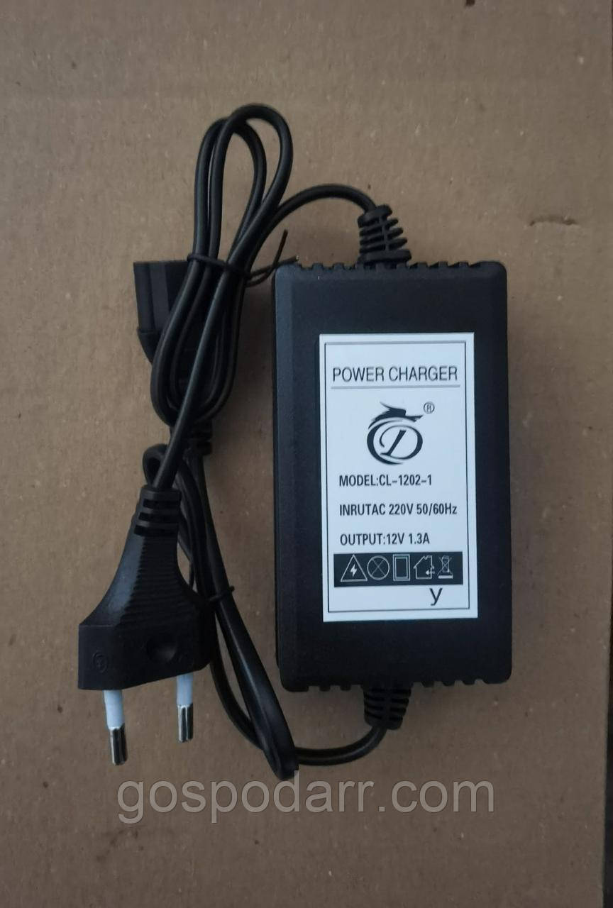 Зарядний пристрій для акумулятора Changer 1.3 A (12V/8AH)
