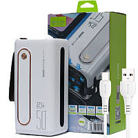 Пауэрбанк.Повербанк с фонариком BAVIN PC066 50000mАh 3 USB Port 2.1A / Умб 50000 mah Power Bank 50000 mah