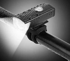 USB світлодіодний велосипедний ліхтар + задній ліхтар Польща Trizand 18670, фото 4