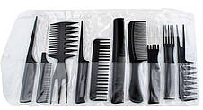 Перукарські гребінці — набір із 10 шт. Польща Iso Trade 2568, фото 2