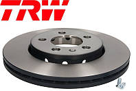 Тормозной диск передний Фольксваген Гольф 4 (256x22mm) 1997-->2005 TRW (США) DF2803