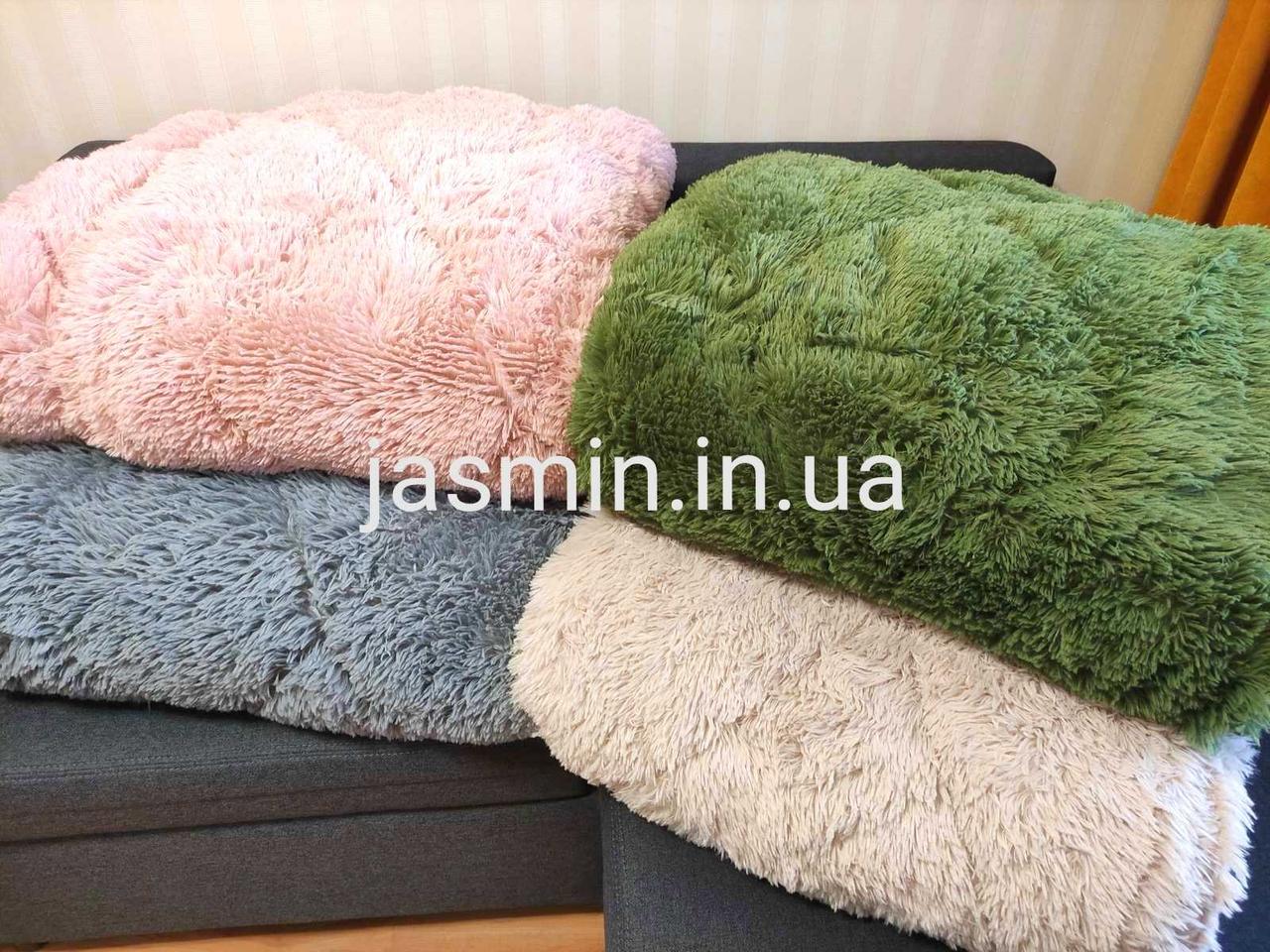 Одеяло Покрывало Травка Плед на Холлофайбере с Длинным Ворсом Евро ...