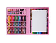 Набір для малювання у валізі 168 шт рожевий Польща Iso Trade 9174, фото 4