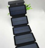 Солнечное зарядное устройство панель на 5 секций выход 5В -2.1А, подзарядка телефона, планшета, повербанка