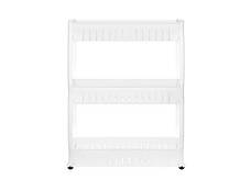 Мобільна кухонна полиця на коліщатках, білий Польща Iso Trade 11847, фото 3