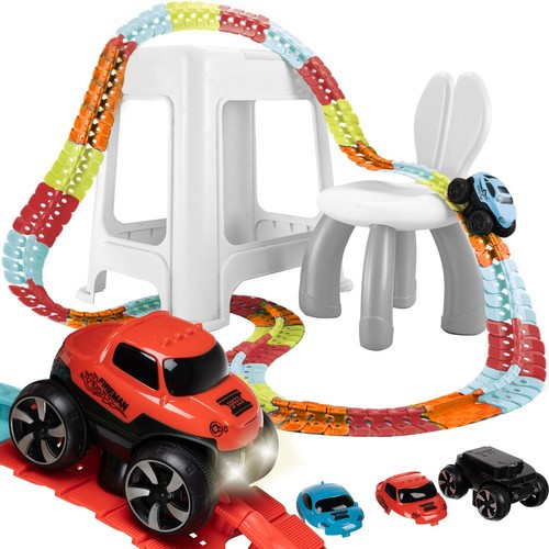 Перегонова траса — 194 елементи + машина Kruzzel 20434 Польща Kruzzel 20434