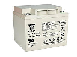 Тяговий олив'яно-кислотний акумулятор YUASA 38Ah