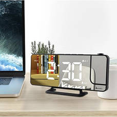 Світлодіодний будильник з проєктором Izoxis 19576 Польща Izoxis 19576, фото 4