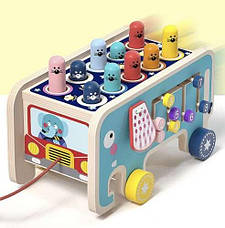 Дерев'яний слон — молоток Kruzzel 20349 Польща Kruzzel 20349, фото 4