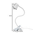 Лампа настільна із затискачем — біла Izoxis 19455 Польща Izoxis 19455, фото 10