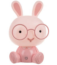 Приліжкова лампа — кролик рожевий 23 см Польща Iso Trade 18070, фото 2
