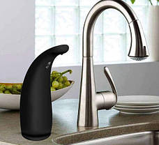 Чорний безконтактний дозатор мила Польща Iso Trade 15992, фото 2