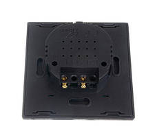 Перемикач — одинарна чорна сенсорна панель Польща Iso Trade 12259, фото 2