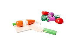 Дерев'яна нарізка овочів у відрі Польща Iso Trade 12535, фото 5