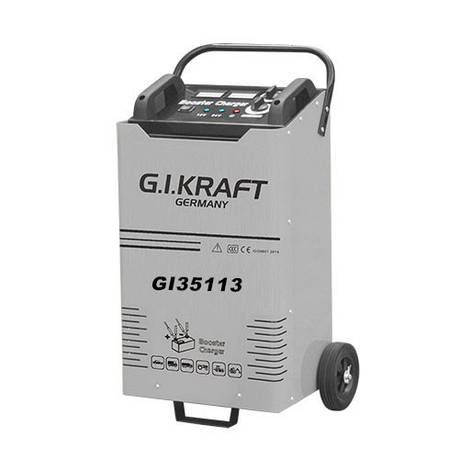 Пуско-зарядний пристрій 12/24V, пусковий струм 1500A, G. I. KRAFT GI35113 (для акумулятора автомобіля, для, фото 1