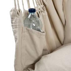 Гамак — бразильський бежевий стілець 150x120 см Польща Malatec 18182, фото 5