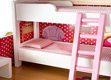 Дерев'яний ляльковий будиночок - вілла з басейном D11251 Польща Kruzzel 11251, фото 5