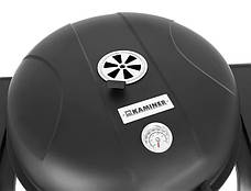 Круглий садовий гриль із кришкою G9789 Польща Kaminer 9789, фото 4