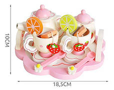 Дерев'яний чайний сервіз Польща Iso Trade 9418, фото 5