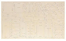 Набір дерев'яних меблів для ляльок 34 шт. Польща Kruzzel 9423, фото 3