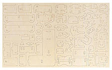 Набір дерев'яних меблів для ляльок 34 шт. Польща Kruzzel 9423, фото 5