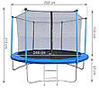 Садовий батут 244 см — внутрішня сітка T7982 Польща Malatec 7982, фото 9