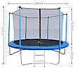 Садовий батут 244 см — внутрішня сітка T7982 Польща Malatec 7982, фото 10