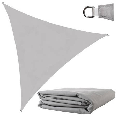 Вітрило від сонця 4x4x4м — сірий Польща Malatec 10184, фото 1