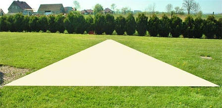 Вітрило від сонця 4x4x4м бежевий Польща Malatec 2263, фото 1