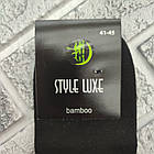 Шкарпетки чоловічі середні весна/осінь р.41-45 чорні Style Luxe бамбук 588217019, фото 3