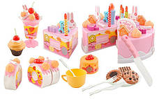 Торт на день народження — набір із 75 шт. Польща Kruzzel 4504, фото 3