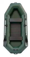 Надувна човен Колібрі К-280Т(S) тримісна з армованого ПВХ з навісним транцем вага 10.6 кг вантажопідйомність 250 кг