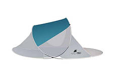 Пляжний намет 220x120x90 см — бірюзово-сіра Польща Malatec 10182, фото 3