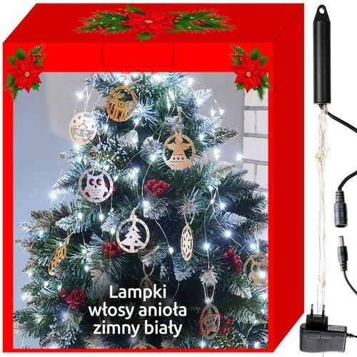 200 світлодіодних ламп — ангельське волосся — холодний білий 12 В Польща Iso Trade 11350