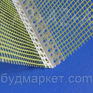 Куточок пласт. перфорований зі склосіткою 10*15 см 3 м