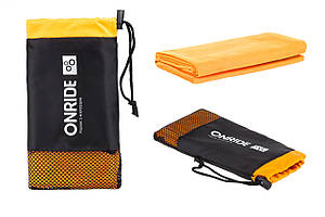Рушник з мікрофібри ONRIDE Wipe 10 помаранчевий у чохлі