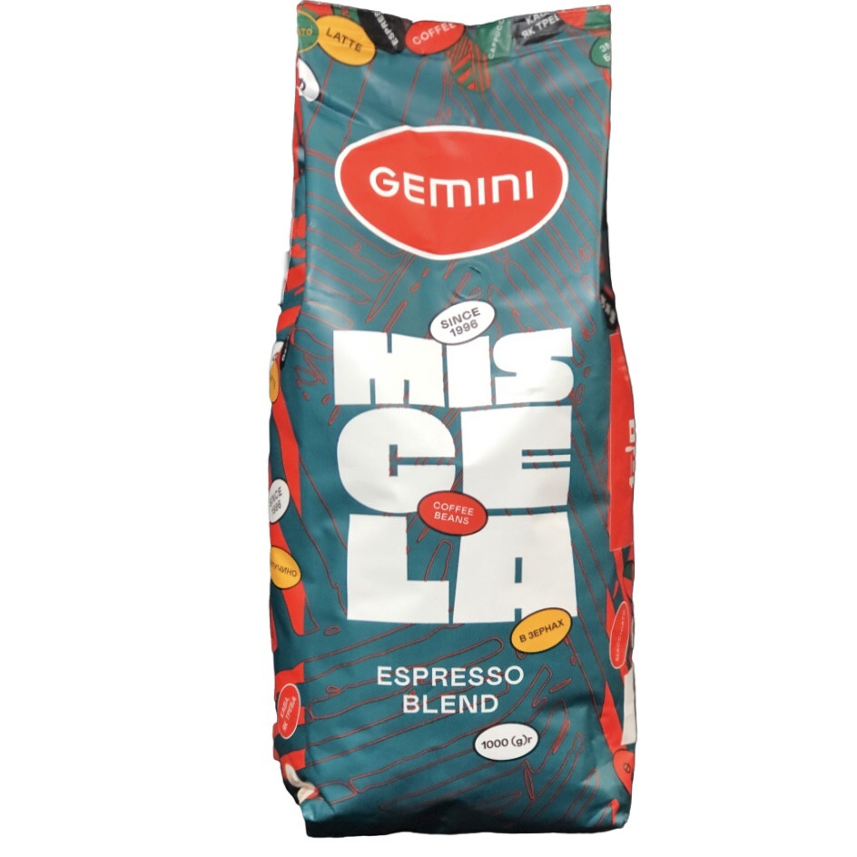 Кава в зернах Miscela, TM Gemini, 1 КГ