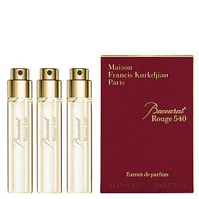 Набір Мініатюр пробників Baccarat Rouge 540 Extrait De Parfum (Бакара Руж 540 Екстракт), 3 х 11 мл