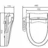 Електронна кришка для унітаза Quoss 5100, фото 3