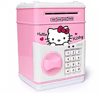 Копилка электронная сейф "Hello Kitty" - банкомат для денег с пин-кодом