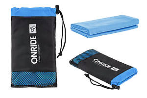 Рушник з мікрофібри ONRIDE Wipe 10 синій у чохлі