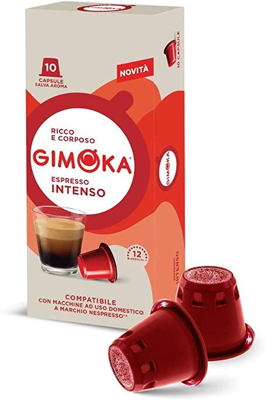 Кава в капсулах Gimoka Nespresso Intenso 12 (10 шт) Джимока неспрессо Интенсо