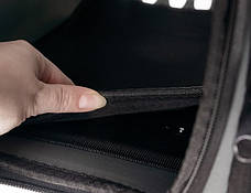 Транспортер — сумка для собак/шок — сірий Польща Purlov 18270, фото 4