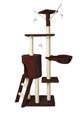 Котяче дерево 138 см коричневе Польща Malatec 7929, фото 3