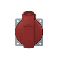 Панельна розетка ABB 332RU6 3P+E, 32A, IP44 (2CMA193250R1000)