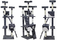 Котяче дерево 170 см сіро-біле Польща Malatec 2781, фото 3