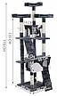 Котяче дерево 170 см сіро-біле Польща Malatec 2781, фото 10