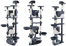 Сіре та біле котяче дерево 200 см Польща Malatec 2782, фото 3