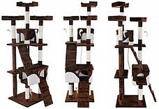 Котяче дерево 170 см коричнево-біле Польща Malatec 2779, фото 3