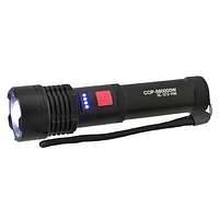 Ручной тактический светодиодный фонарь аккумуляторный BAILONG BL-X72-P90 + ZOOM